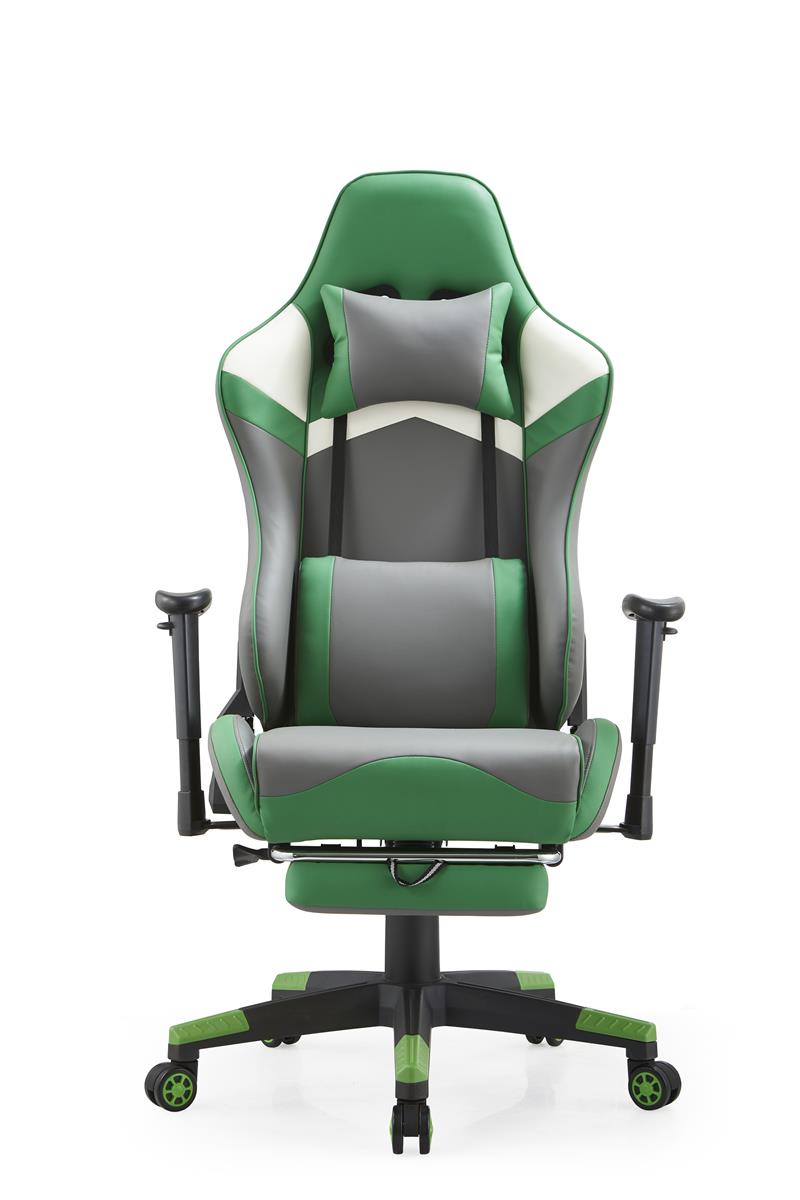 Крісло для комп'ютерних ігор з підставкою для ніг (1)